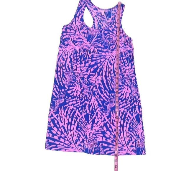 Lilly Pulitzer Rollin in the Grass Betty Dress Sleeveless Silk Zebra XS X-Small - Picture 6 of 9